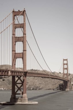 Golden Gate sepya sesi. San Francisco, California