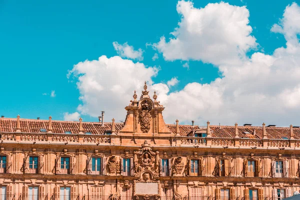 Plaza Mayor Salamanca, een Unesco World Heritage site in Spanje — Stockfoto