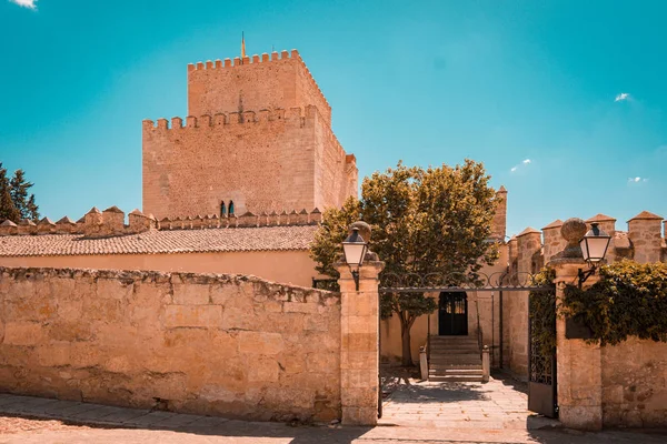 Castillo Enrique Castilla Siglo Xiv Ciudad Rodrigo Una Pequeña Ciudad — Foto de Stock