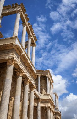Merida Antik Roma Tiyatrosu Scaenae frons, İspanya.