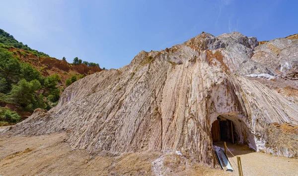 Cardona salt mine and mountain in Catalonia, Spain.