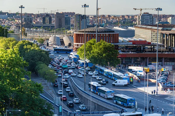 Мадрид, Испания. 19 июня: пробка возле станции Аточа . — стоковое фото