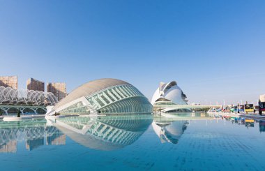 Valencia, İspanya. 15 Aralık: Sanat ve Bilim Şehri.