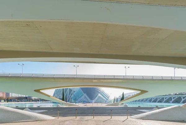 Valencia, Spanien. December 15: stad av konster och vetenskaper. — Stockfoto