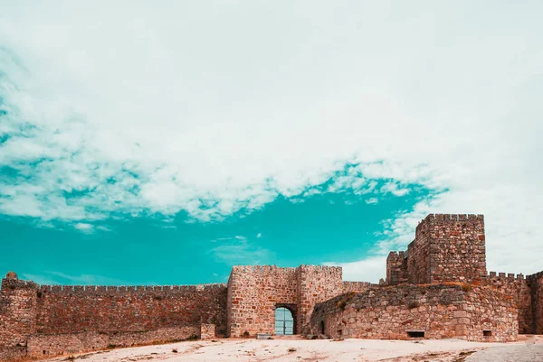 Trujillo, Spagna. Aprile 2019: Castello di Trujillo, borgo medievale in provincia di Caceres, Spagna — Foto Stock