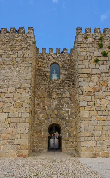 Trujillo, Spanien. April 2019: Burg von Trujillo, ein mittelalterliches Dorf in der Provinz Caceres, Spanien — Stockfoto