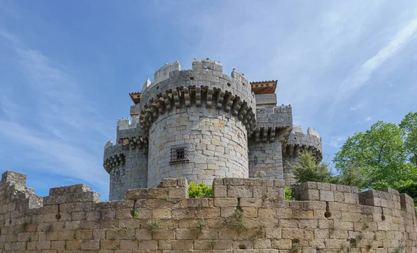 Granadilla medieval old Castle in Extremadura, Spain. — Stock Photo, Image