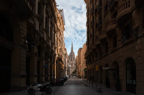 Barcelona, Hiszpania. październik 2019: Katedra w Barcelonie. — Zdjęcie stockowe