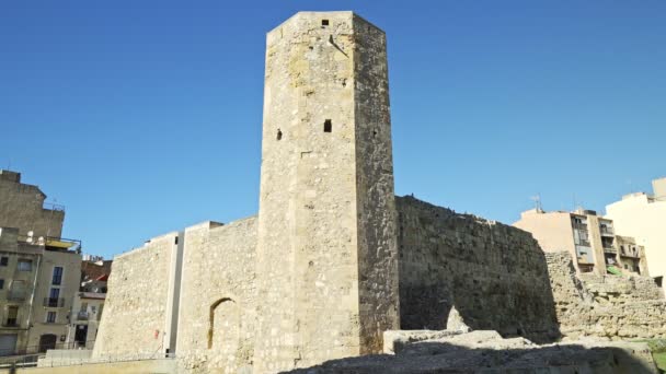 Roman Circus in Tarragona, Costa Dorada, Katalánsko, Španělsko — Stock video