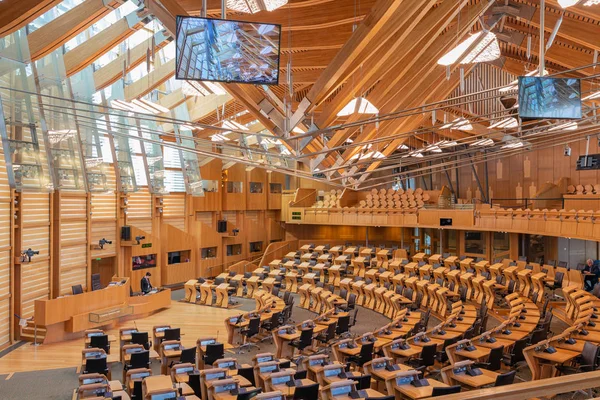 Внутренний парламент Шотландии, дискуссионная палата — стоковое фото