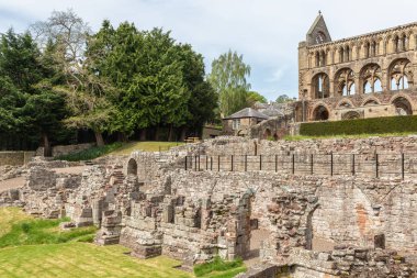 İskoç sınırları manastırda Jedburgh kalıntıları, görüntüleme