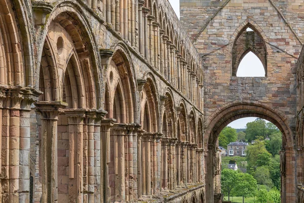 İskoç sınırları manastırda Jedburgh kalıntıları, görüntüleme.