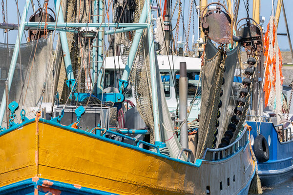 Prawn fishing boat in Dutch harbor Lauwersoog