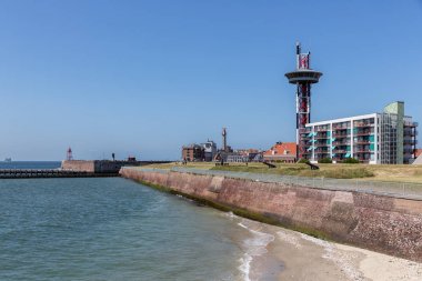 Seascape Liman Hollanda şehir Vlissingen Westerschelde at