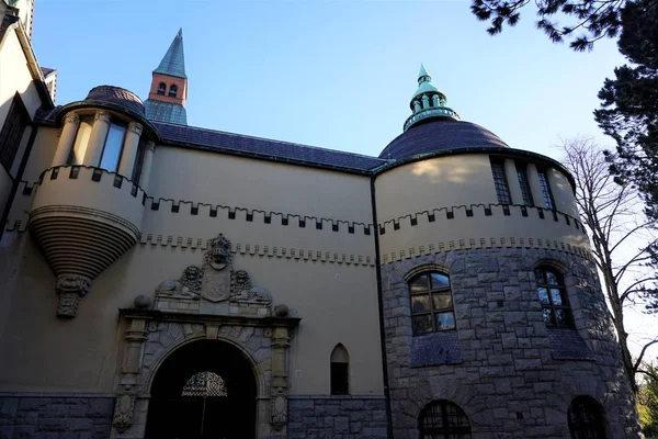 Lado Museu Nacional Finlândia Helsinque Parecendo Castelo — Fotografia de Stock