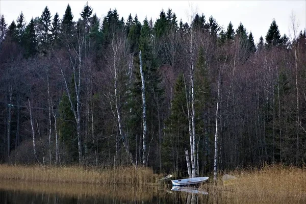 Beautiful Scenery Lake Nuuksio Nationalpark Finland — Stock Photo, Image