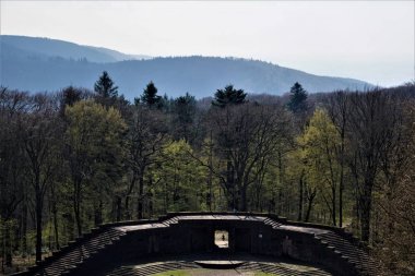 Odenwald heidelberg Thingstatte sahne üzerinde görünümü