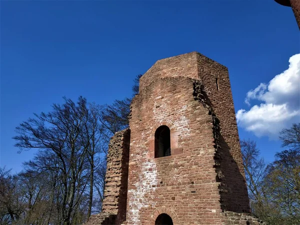 Turm des alten Klosters auf dem heiligenberg in heidelberg — Stockfoto