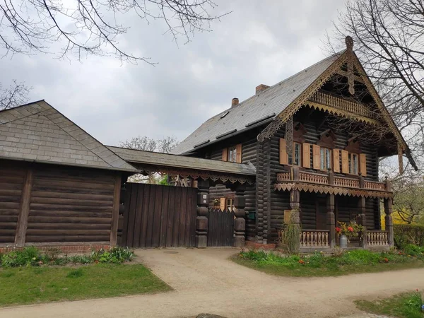Casa in legno nella colonia Alexandrowka, Potsdam — Foto Stock