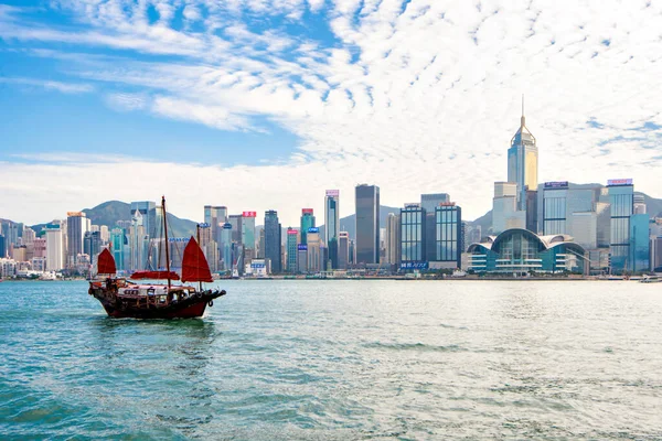 Hong Kong Aralık 2019 Duk Ling Liman Gemisi Victoria Limanı — Stok fotoğraf