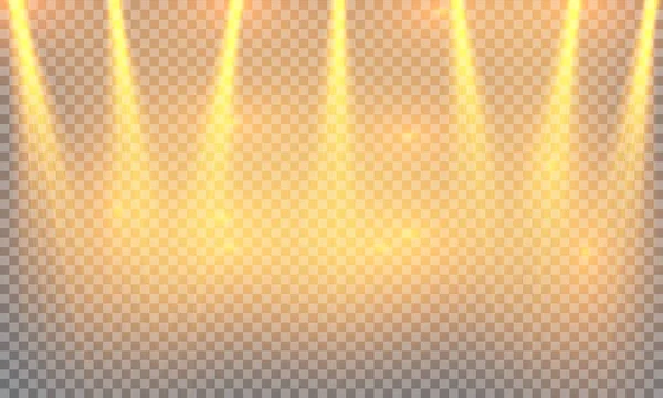 ベクトル分離スポットライト 光の効果だ 光の効果だ ベクトルイラスト クリスマス フラッシュのコンセプト — ストックベクタ