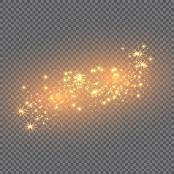 Blanc Étincelle Paillettes Effet Lumière Spécial Vector Scintille Sur Fond — Image vectorielle