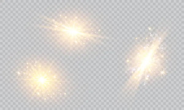 Світловий Ефект Векторні Ілюстрації Різдвяний Флеш Концепт — стоковий вектор