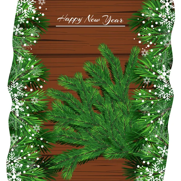 Árbol Navidad Con Hermosas Luces Rama Aislada Ilustración Vectorial Sobre — Archivo Imágenes Vectoriales