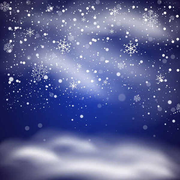 Χιόνι Και Άνεμος Διαφανές Φόντο Λευκή Κλίση Διακοσμητικό Στοιχείο Διανυσματική — Διανυσματικό Αρχείο