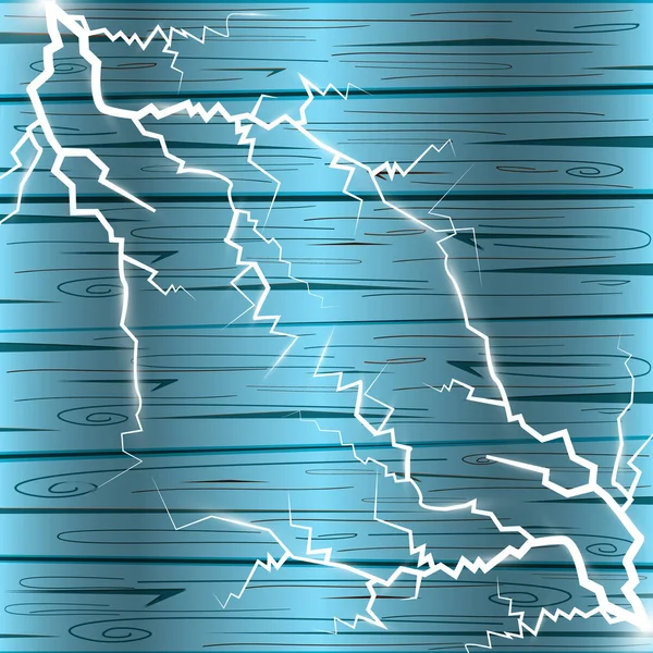 Vector Ilustration Effect Lightning Lighting Thunder Lightning Dark Blue Background — Stock Vector