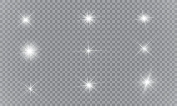 Effet Lumineux Illustration Vectorielle Concept Flash Noël Illustration Vectorielle Rayons — Image vectorielle