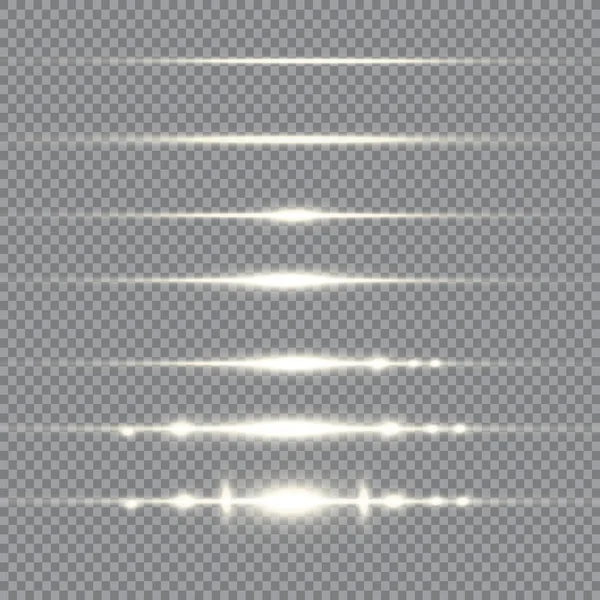 Lignes Abstraites Avec Effet Lumière Brillante Effet Lumineux Spécial Lumineux — Image vectorielle