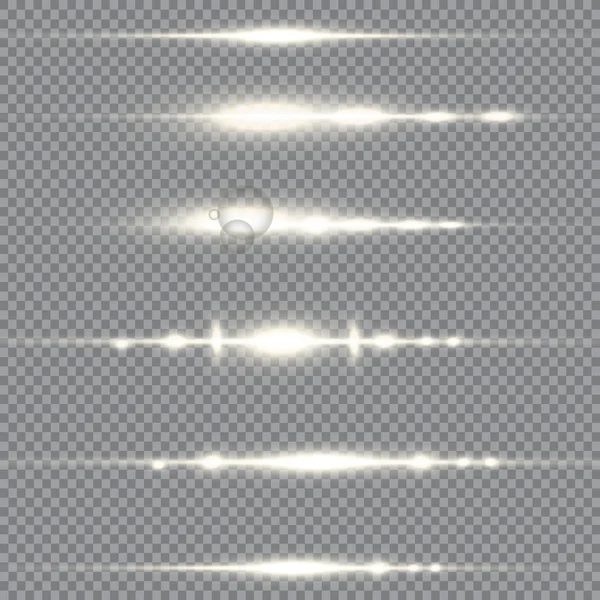 Lignes Abstraites Avec Effet Lumière Brillante Effet Lumineux Spécial Lumineux — Image vectorielle