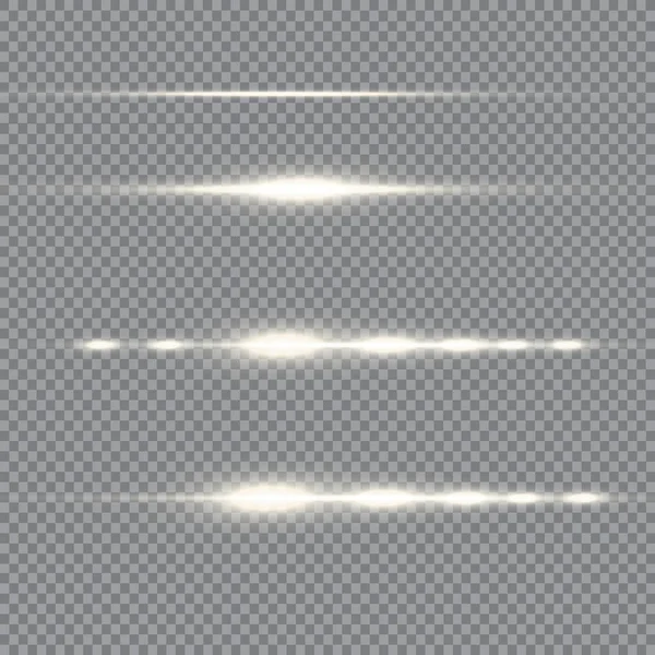 Lignes Abstraites Avec Effet Lumière Brillante Effet Lumineux Spécial Lumineux — Image vectorielle