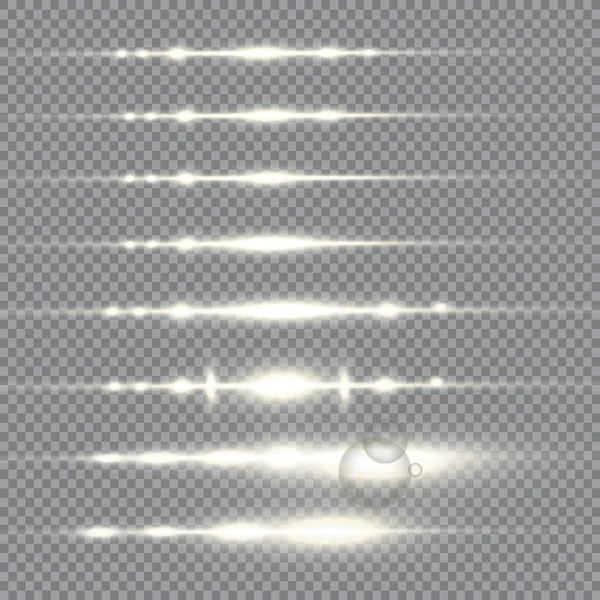 Abstracte Lijnen Met Gloed Lichteffect Gloed Speciaal Lichteffect — Stockvector
