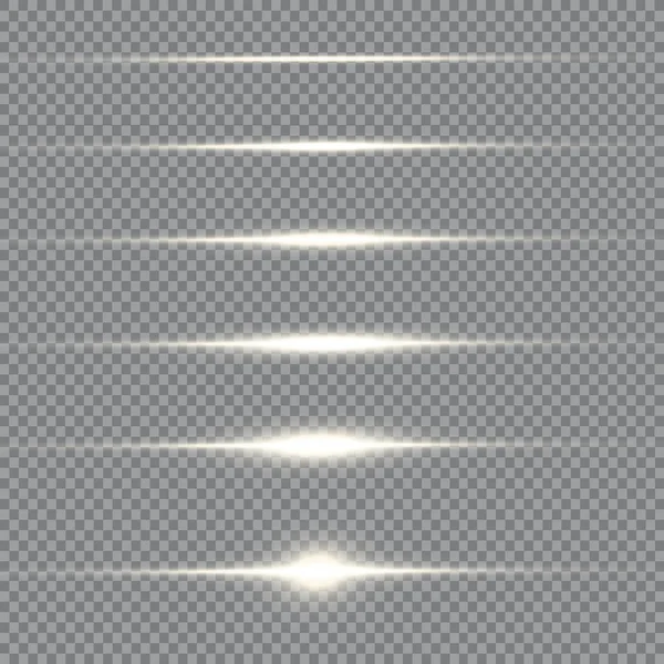 Lignes Abstraites Avec Effet Lumière Brillante Effet Lumineux Spécial Lumineux — Image vectorielle