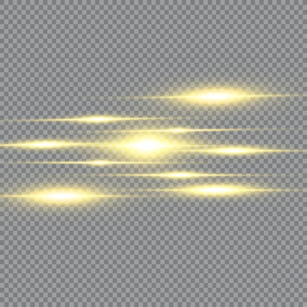 Lignes Abstraites Avec Effet Lumière Brillante Effet Lumineux Spécial Lumineux — Image vectorielle