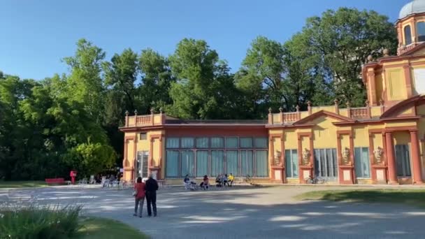 Modena Itália Estensi Ducal Gardens Com Palazzina Vigarani Agora Local — Vídeo de Stock