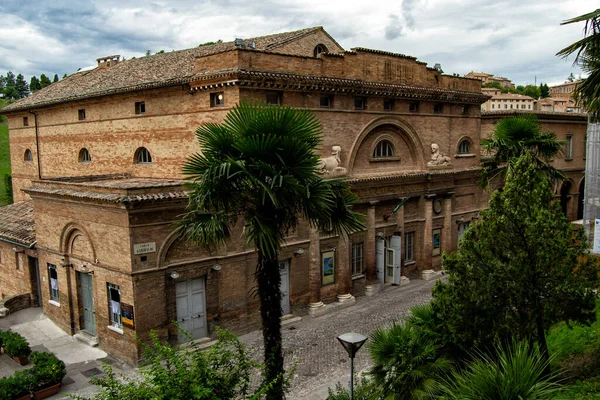 Urbino Ιταλία Θέατρο Sanzio Έννοια Του Τουρισμού — Φωτογραφία Αρχείου