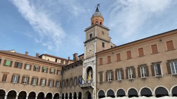 Modena Talya Piazza Grande Unesco Site Yeni Maserati Mc20 Supercar — Stok video