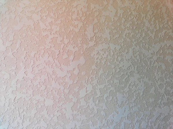 Texture of decorative plaster of pink tint surface. — Stock Photo, Image