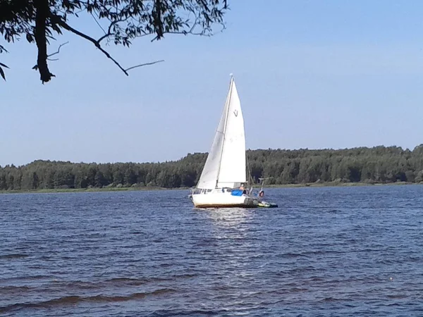 Resa Naturen Resort Ryssland Tver Region Från Volga Karacharovo 2018 — Stockfoto