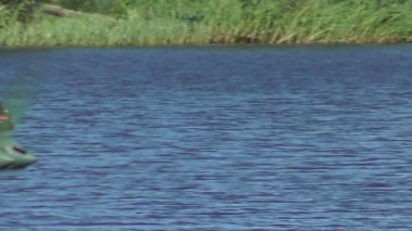 Seyahat doğada resort, Rusya, Tver bölgesinde, Volga Nehri, Karacharovo, 2018