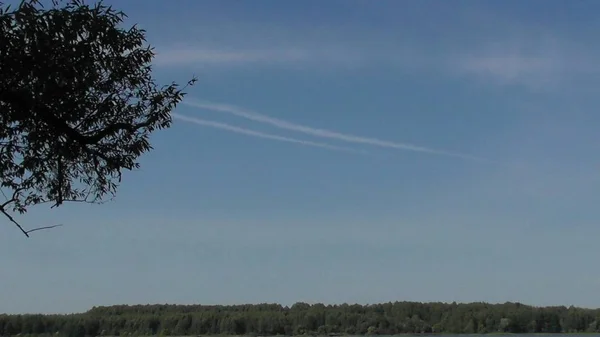 Voyage Dans Nature Station Balnéaire Russie Région Tver Volga River — Photo