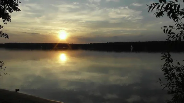 Resa Naturen Resort Ryssland Tver Region Från Volga Karacharovo 2018 — Stockfoto