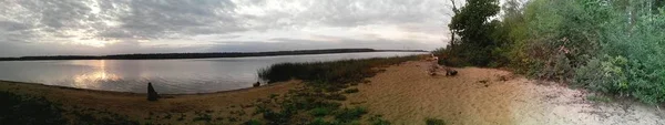 Hora Verão Sanatório Panorama Rússia Região Tver Rio Volga Karacharovo — Fotografia de Stock