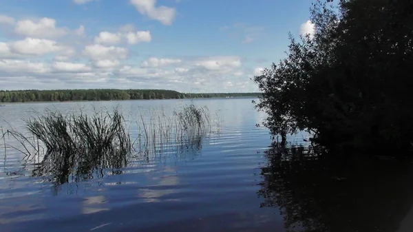 Natura Del Fiume Volga Russia Regione Tver Karacharovo 2017 — Foto Stock