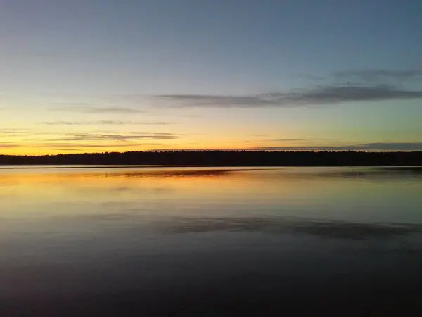 Naturaleza Del Río Volga Rusia Región Tver Karacharovo 2017 —  Fotos de Stock