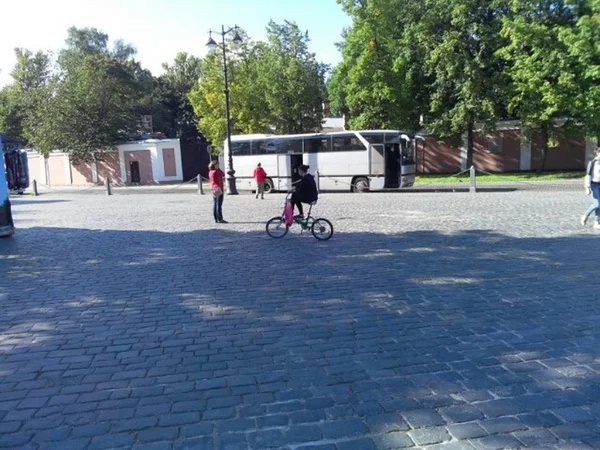 Rusya Kuzey Şehrin Büyük Nehri Üzerinde 2014 2015 Seyahat — Stok fotoğraf