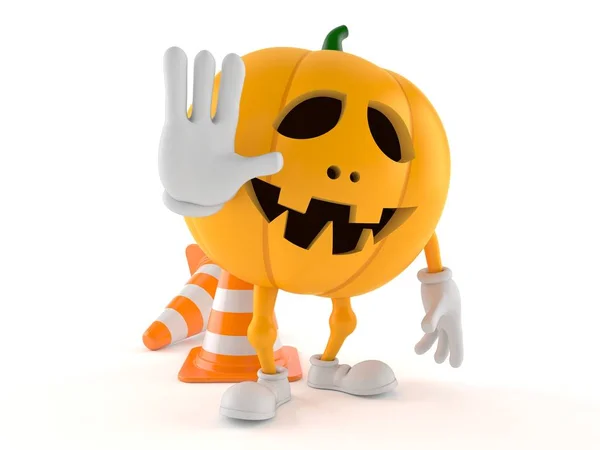 Halloween personaggio zucca — Foto Stock